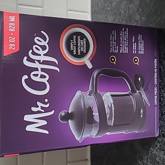 NIB - Mr. Coffee 28 oz. French Press Coffee Maker - Picture 3 of 14